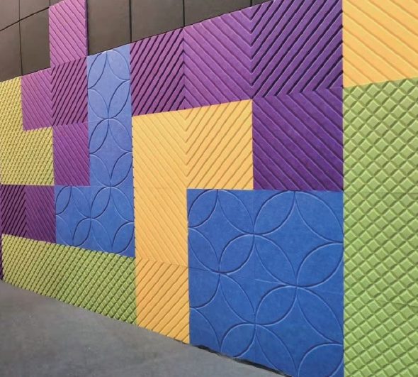 Wall Acoustics with pattern-3